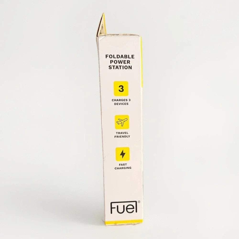 FUEL 3‎ in 1 Foldable Wireless Power Station with 45W Wall Charger - White